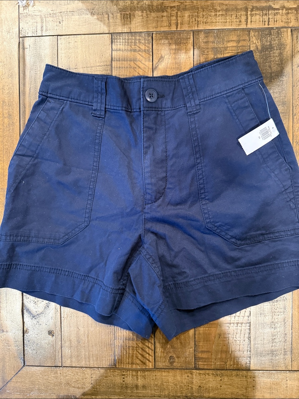 Old Navy Navy High Waist Utility Shorts